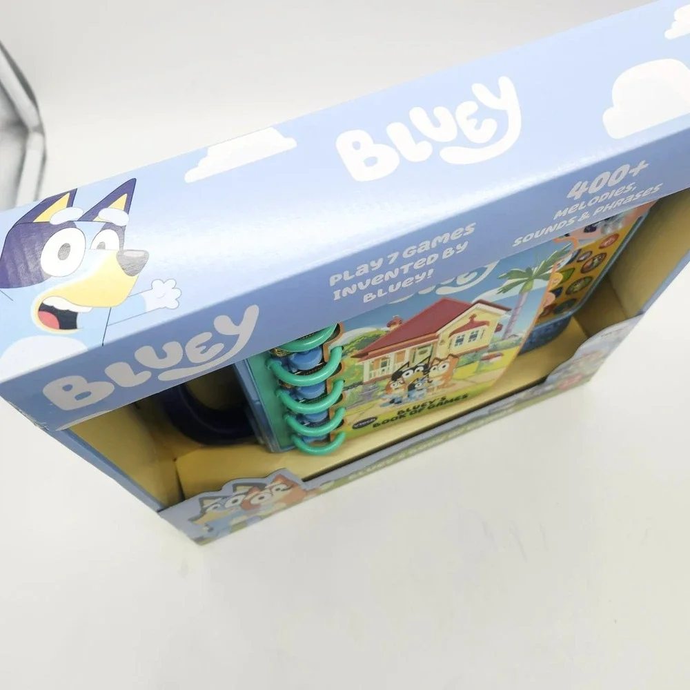 Bluey Book of Games by VTech Interactive‎ Sound Book Educational Ages 3+
